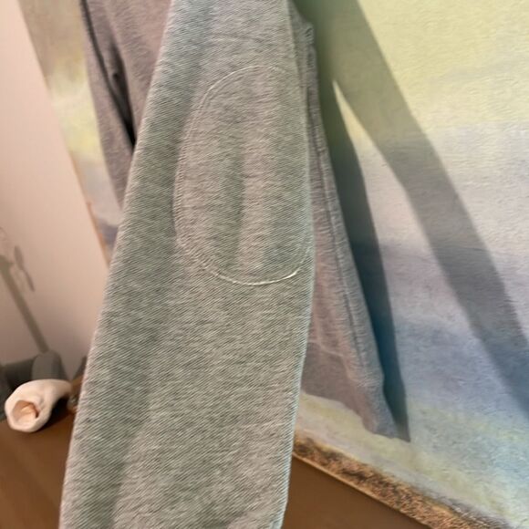 MARK LAW Luxury Men’s Sweatshirt with Sweater Collar and buttons - Picture 7 of 12